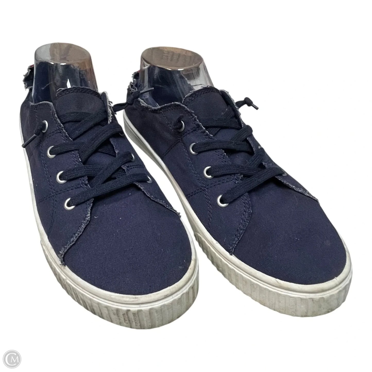 Shoes Sneakers By Madden Girl In Blue & White, Size: 11