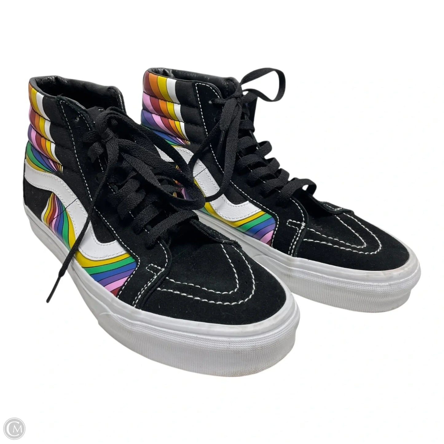 Shoes Sneakers By Vans In Multi-colored, Size: 9