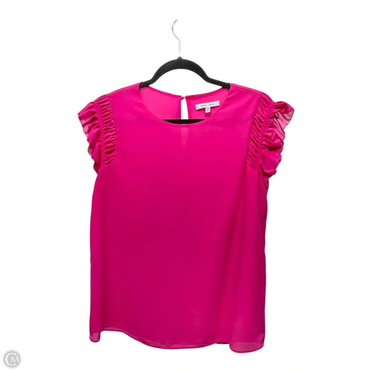 Top Short Sleeve By Naked Zebra In Pink, Size: M