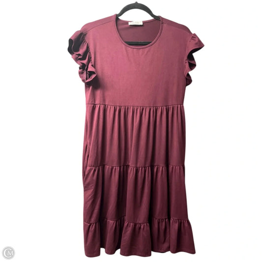 Dress Casual Short By you & me In Maroon, Size: S