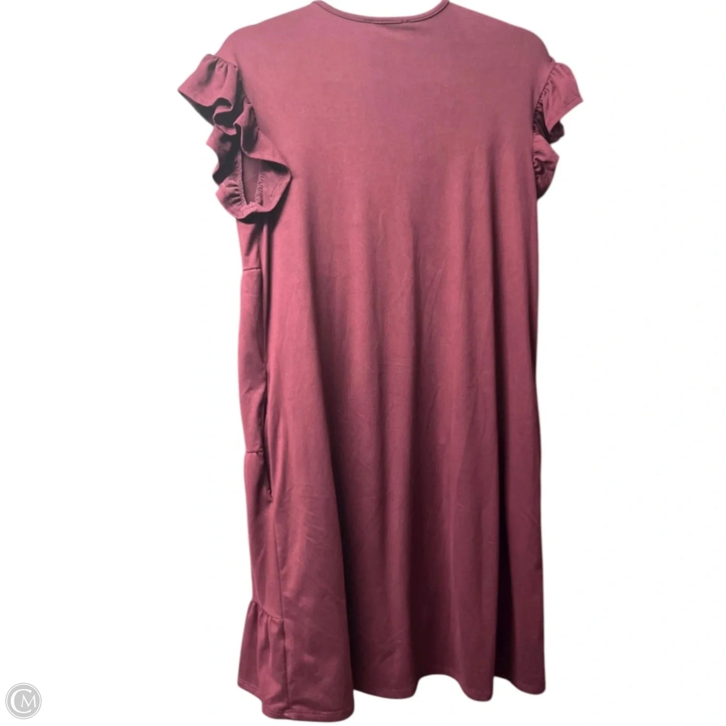 Dress Casual Short By you & me In Maroon, Size: S