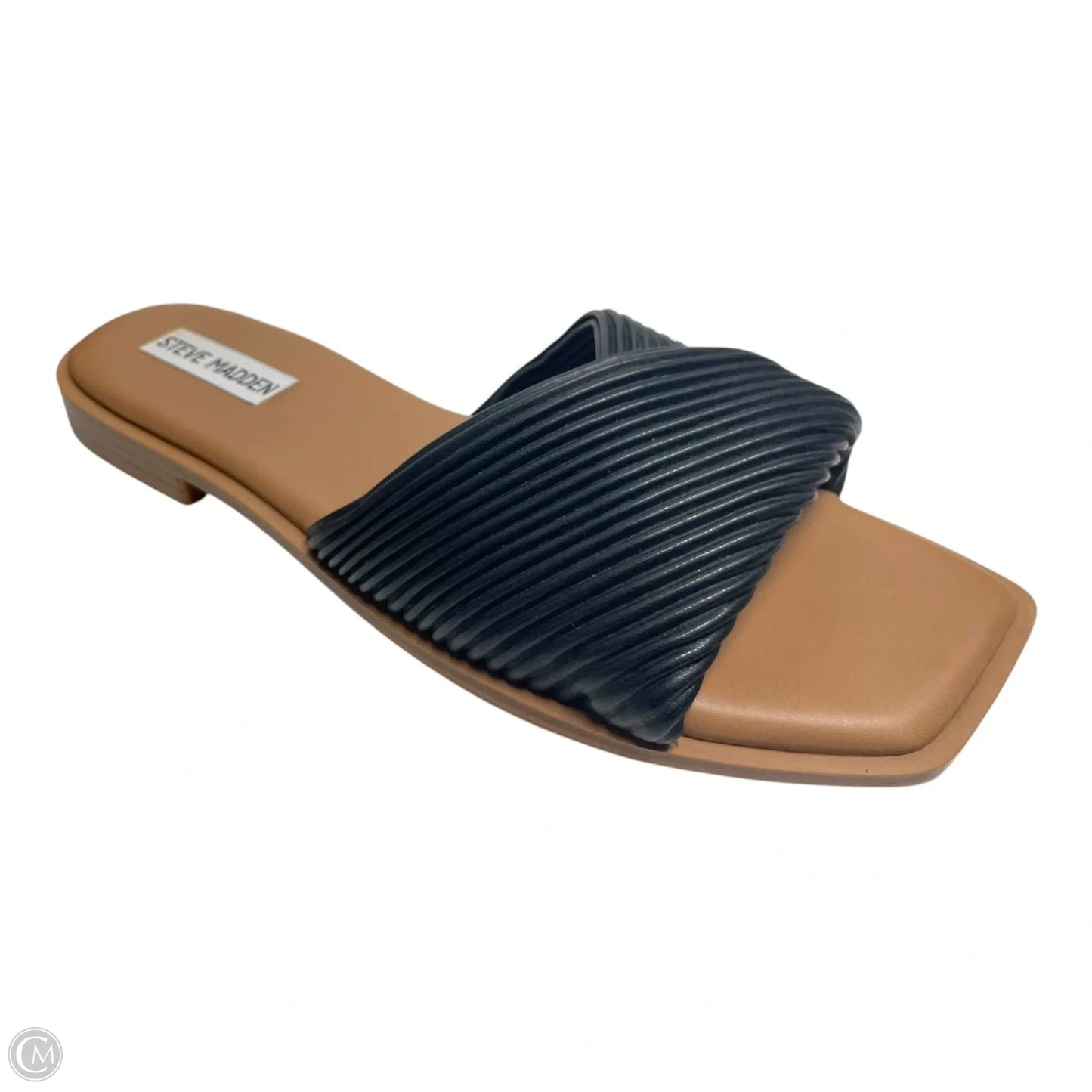 Sandals Flats By Steve Madden In Black & Brown, Size: 8.5