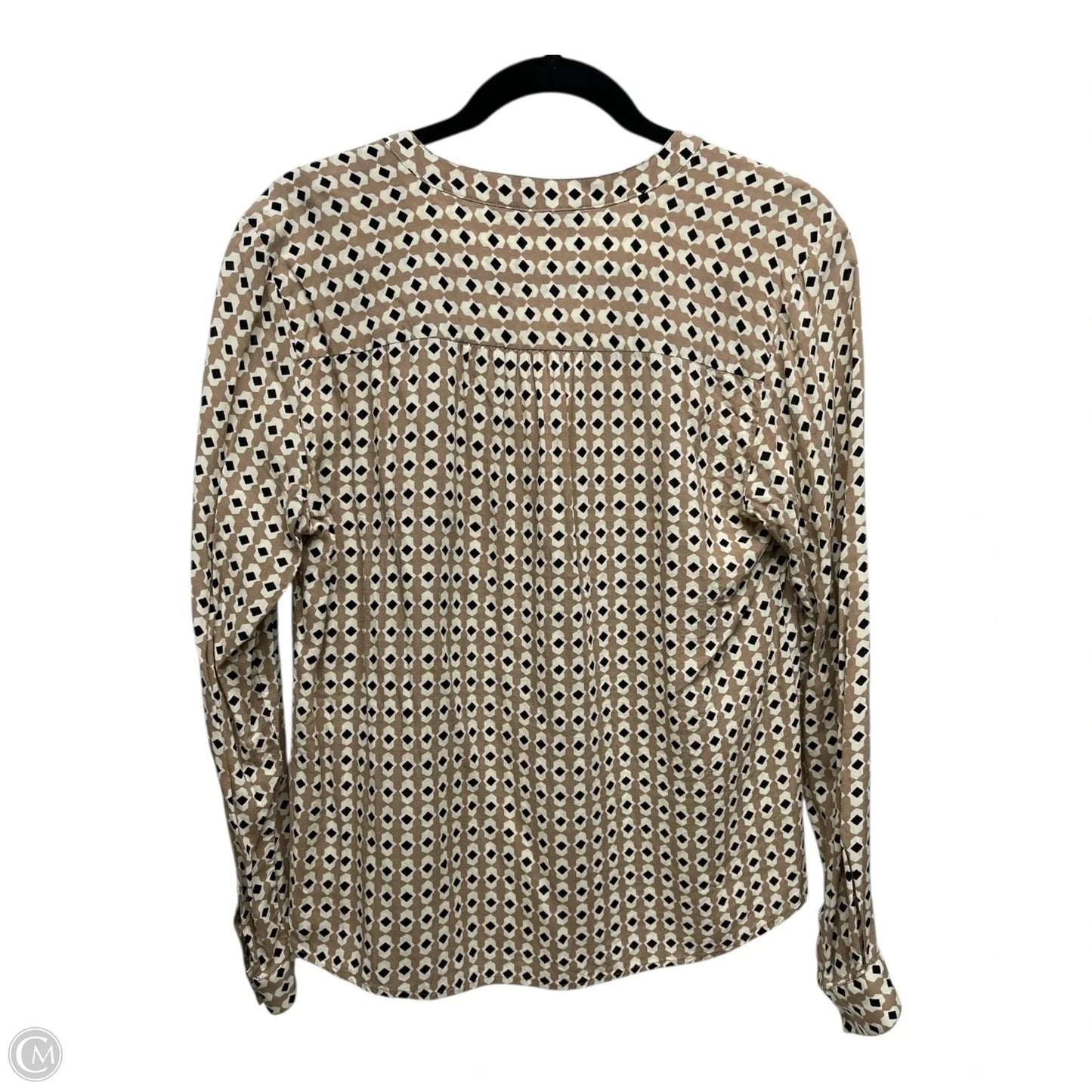 Top Short Sleeve By Loft In Multi-colored, Size: M