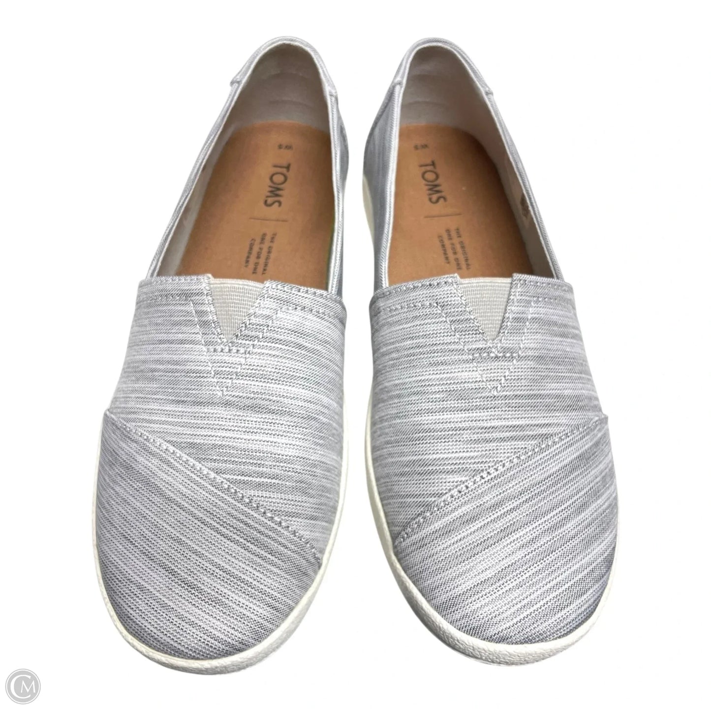 Shoes Flats By Toms In Grey, Size: 5
