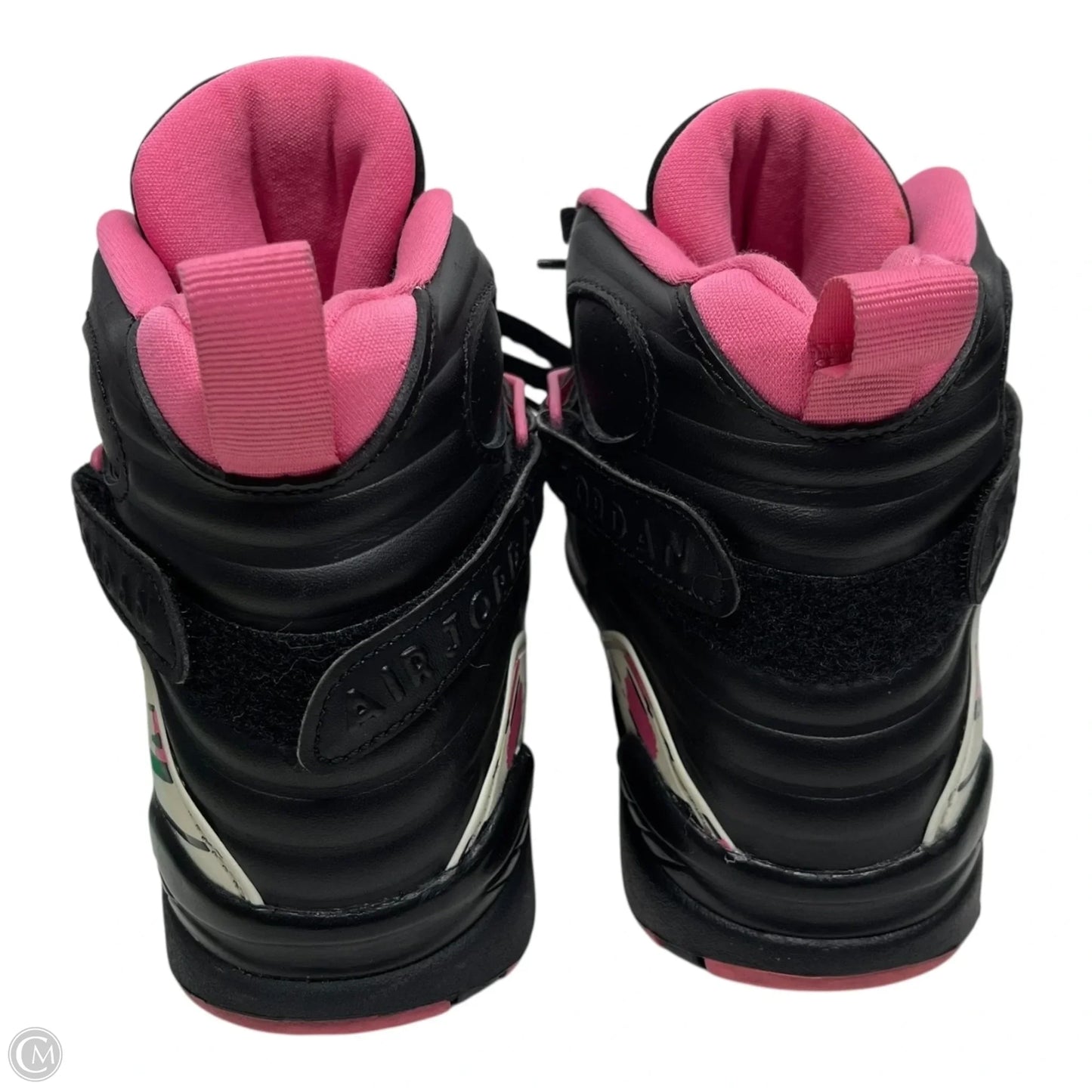 Shoes Luxury Designer By Jordan In Black & Pink, Size: 7