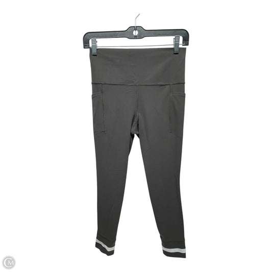 Athletic Leggings By Athleta In Grey, Size: S