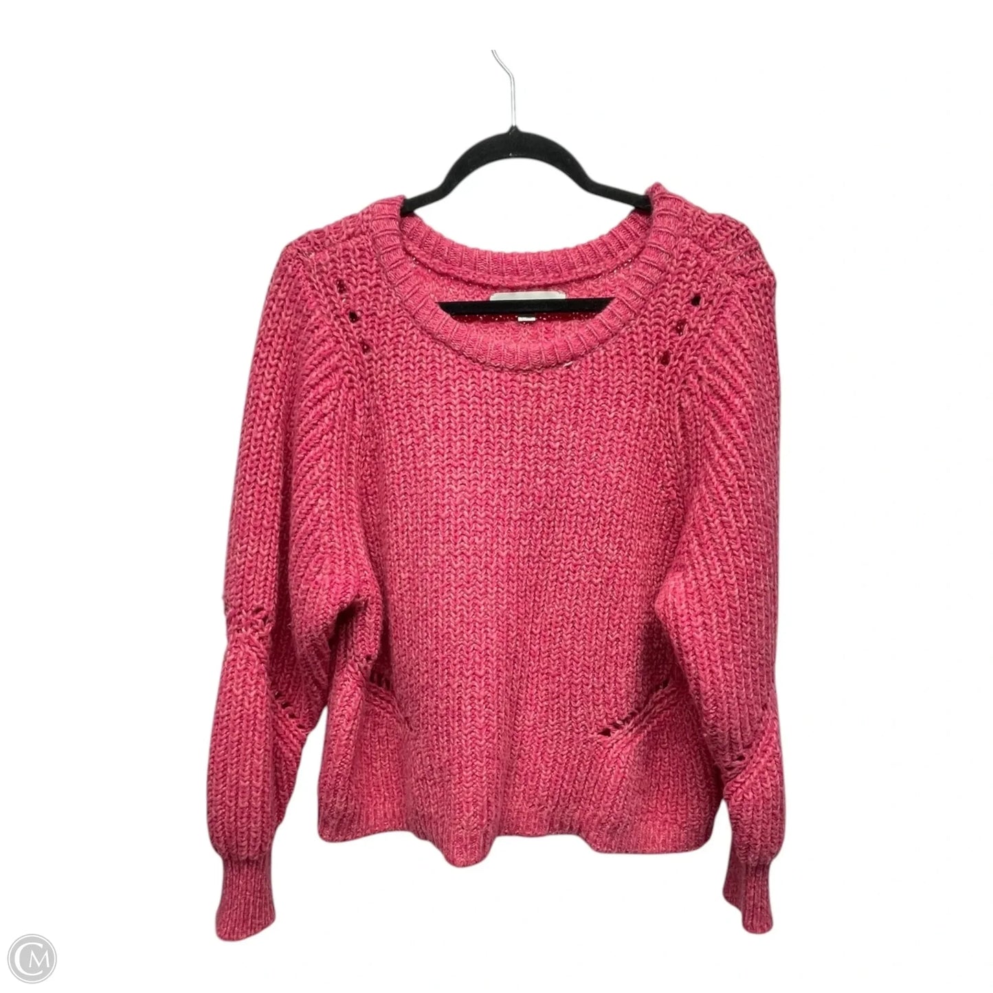 Sweater By Loft In Pink, Size: L