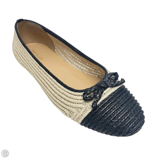 Shoes Flats By Ann Taylor In Black & Cream, Size: 7