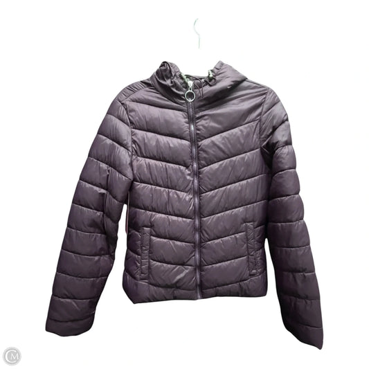 Jacket Puffer & Quilted By Madden Nyc In Maroon, Size: M