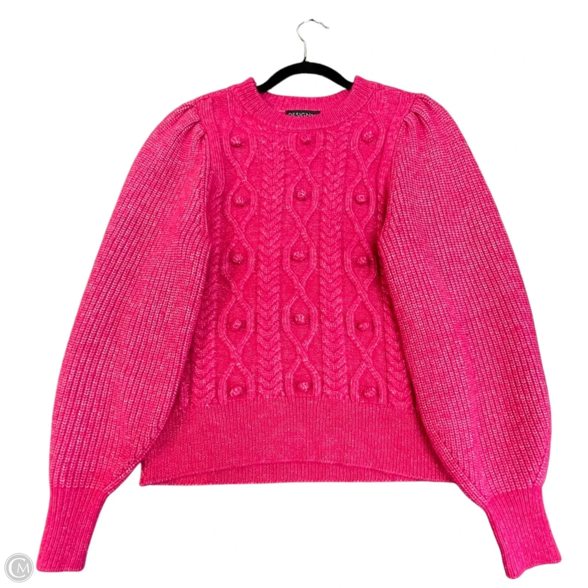 Sweater By DESIGN 365 In Pink, Size: M