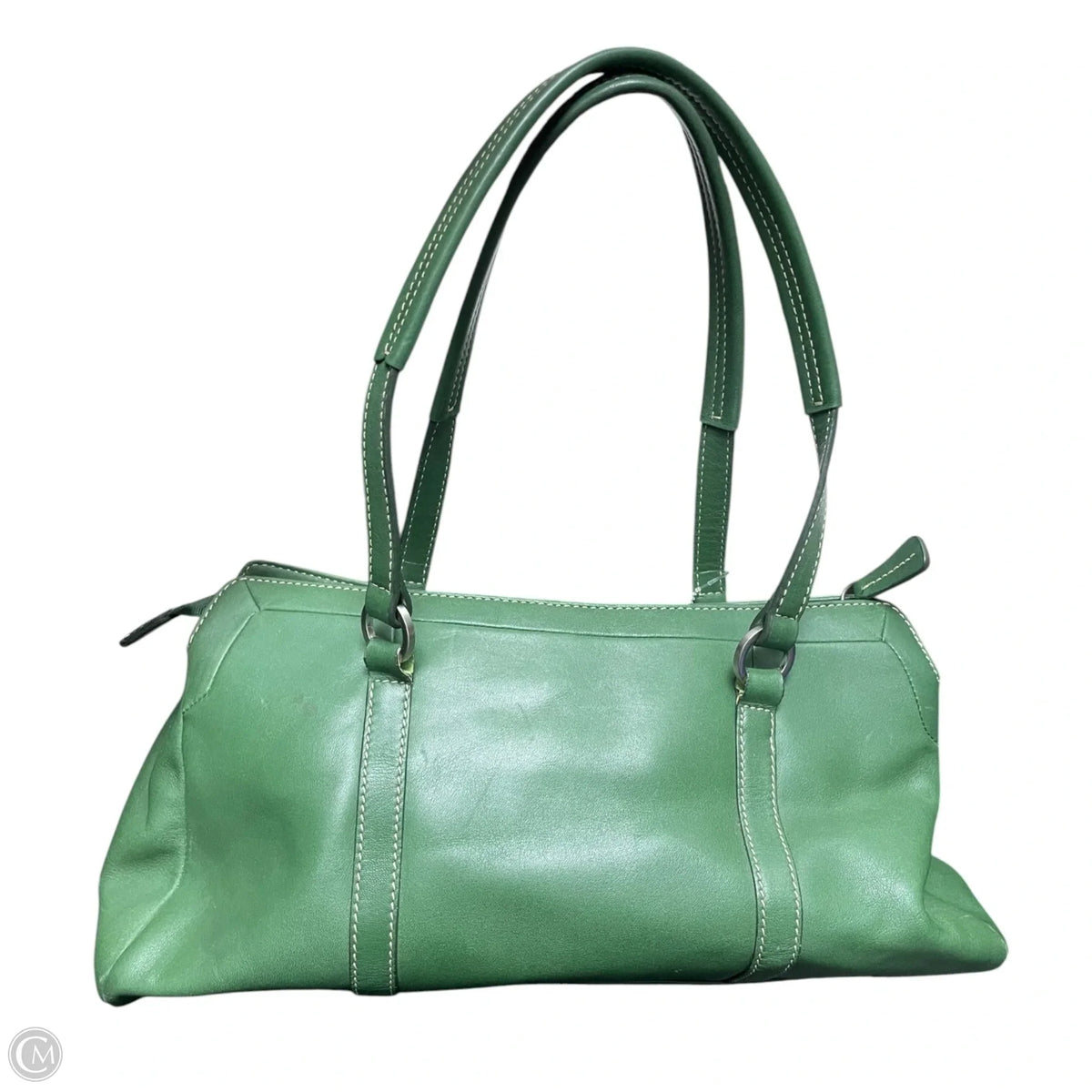 Handbag Leather By Tommy Hilfiger, Size: Medium