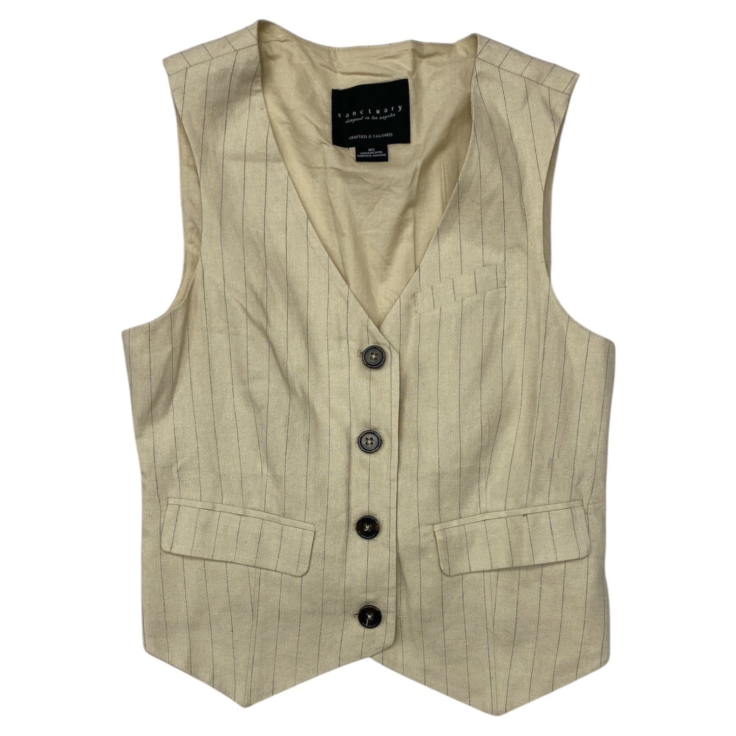 Vest Other By Sanctuary In Beige, Size:Xs