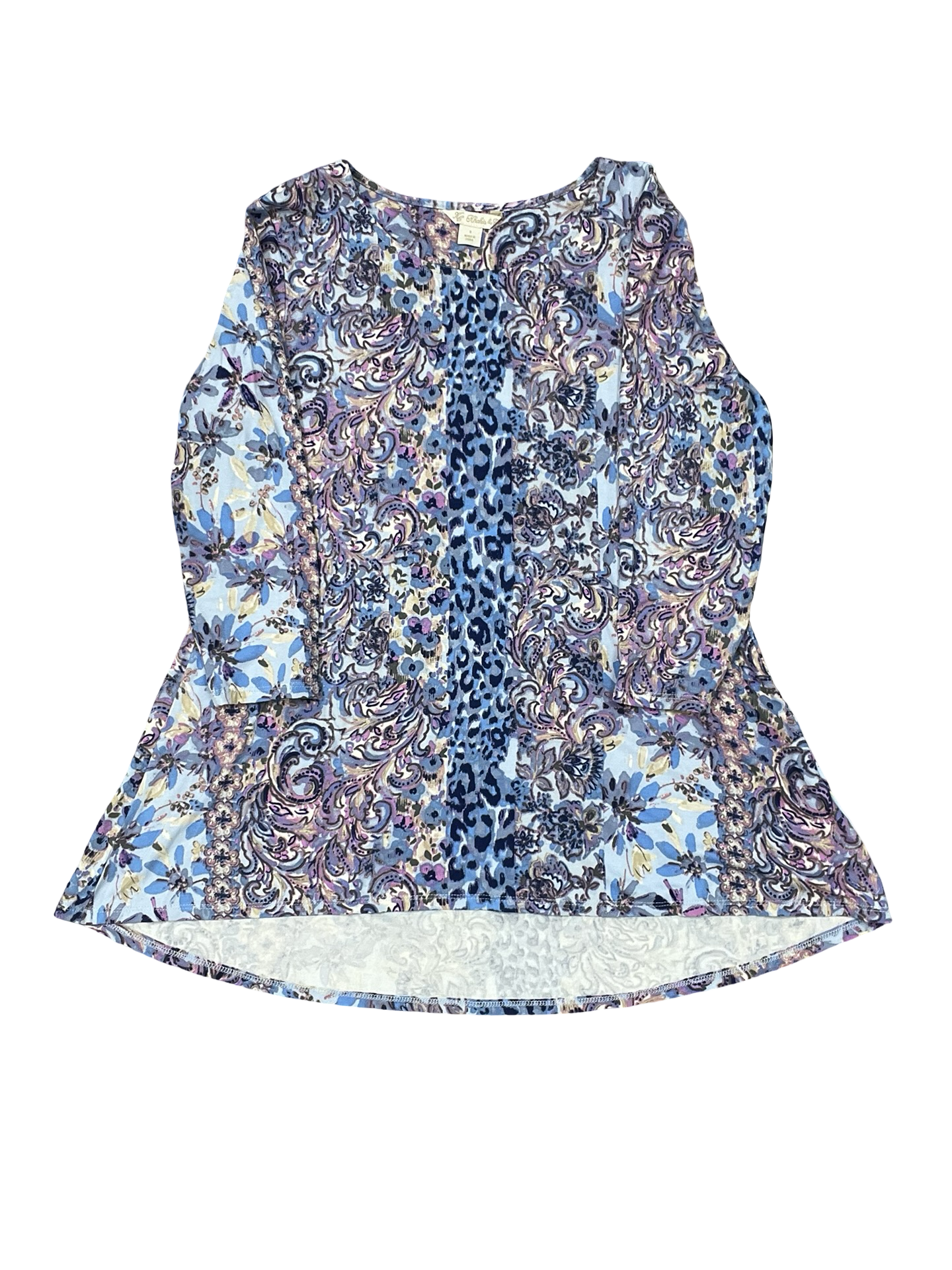 Top 3/4 Sleeve By Clothes Mentor In Blue, Size:S