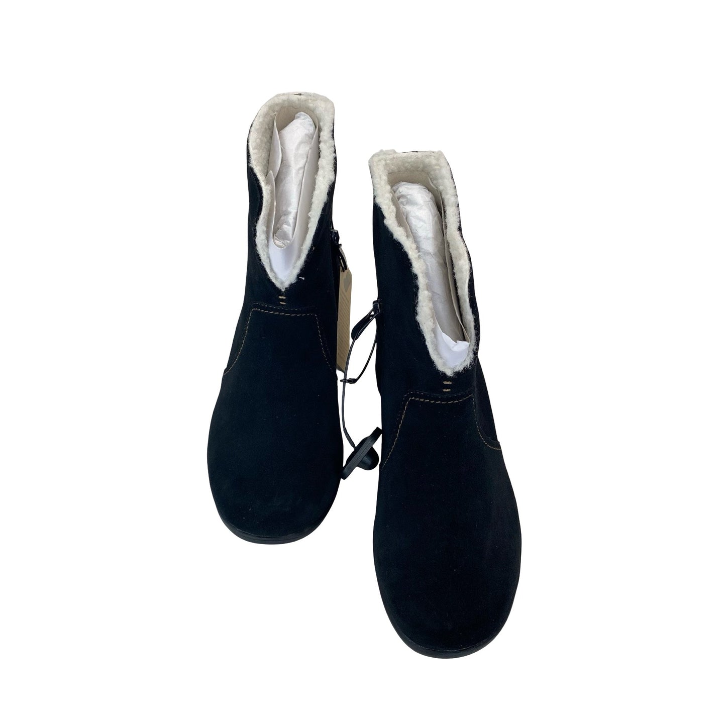 Boots Ankle Flats By Spenco In Black, Size:9.5