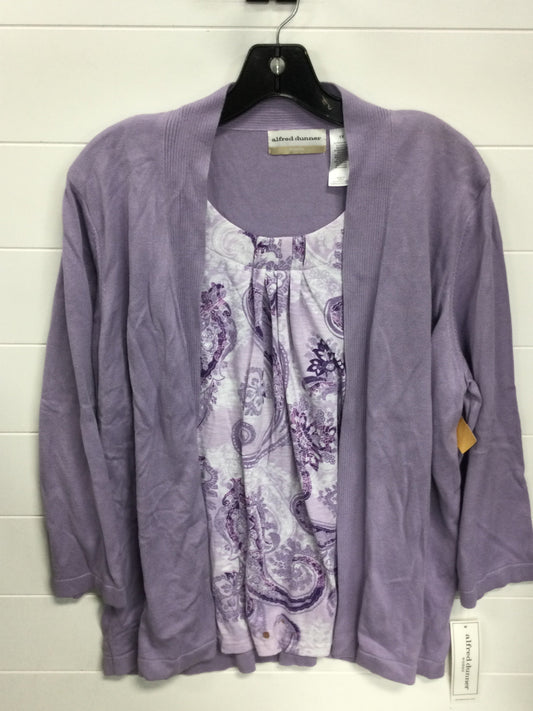 Top Ls By Alfred Dunner In Purple, Size:1X