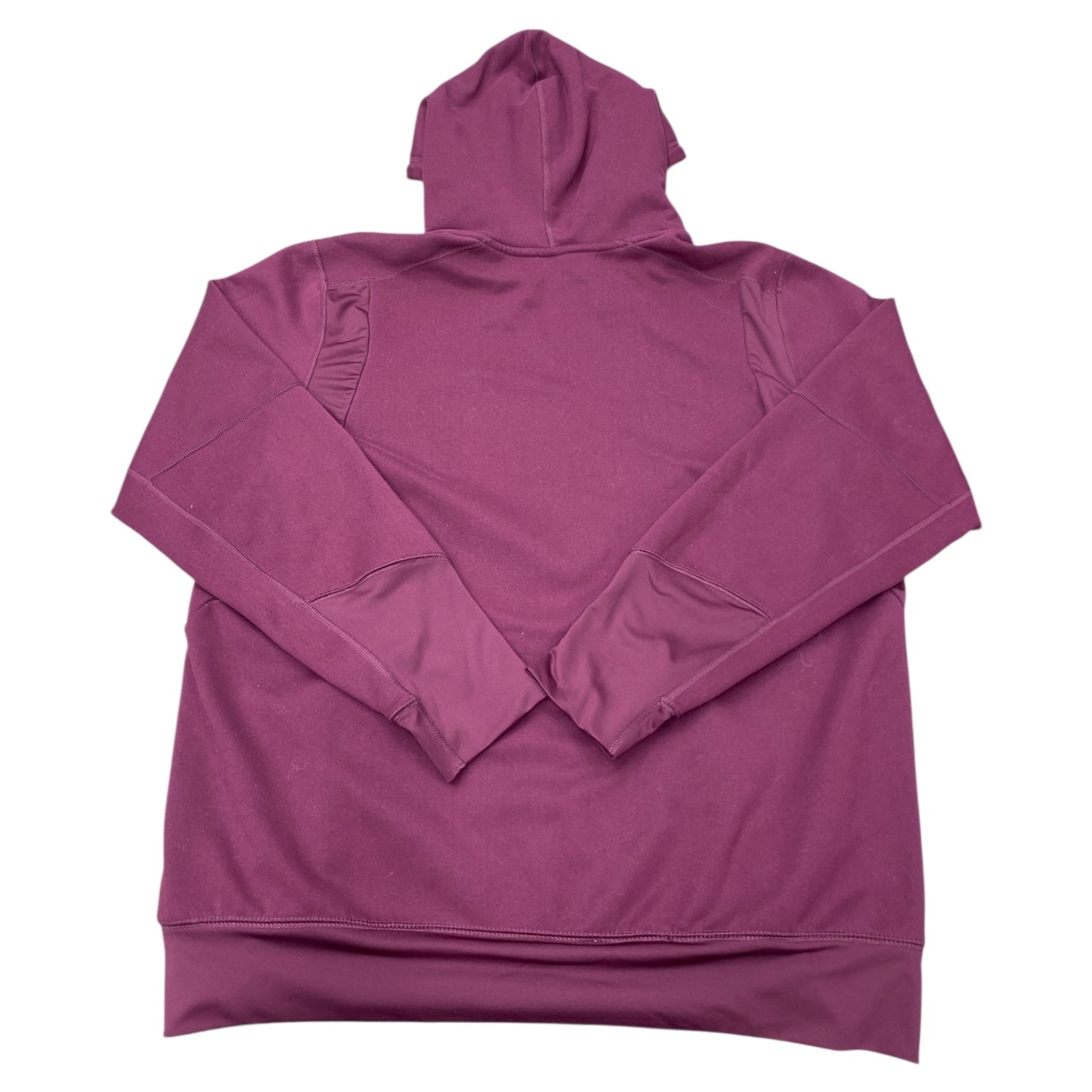 Athletic Sweatshirt Hoodie By Nike Apparel In Maroon, Size:L