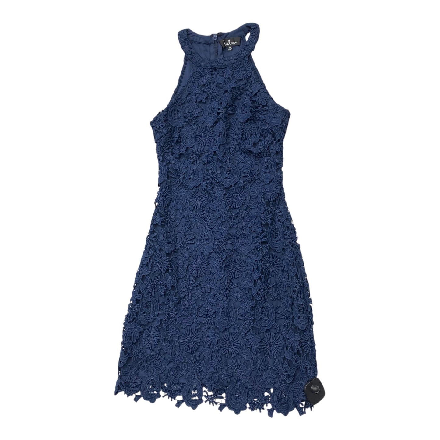Dress Party Midi By Lulus In Navy, Size:Xs