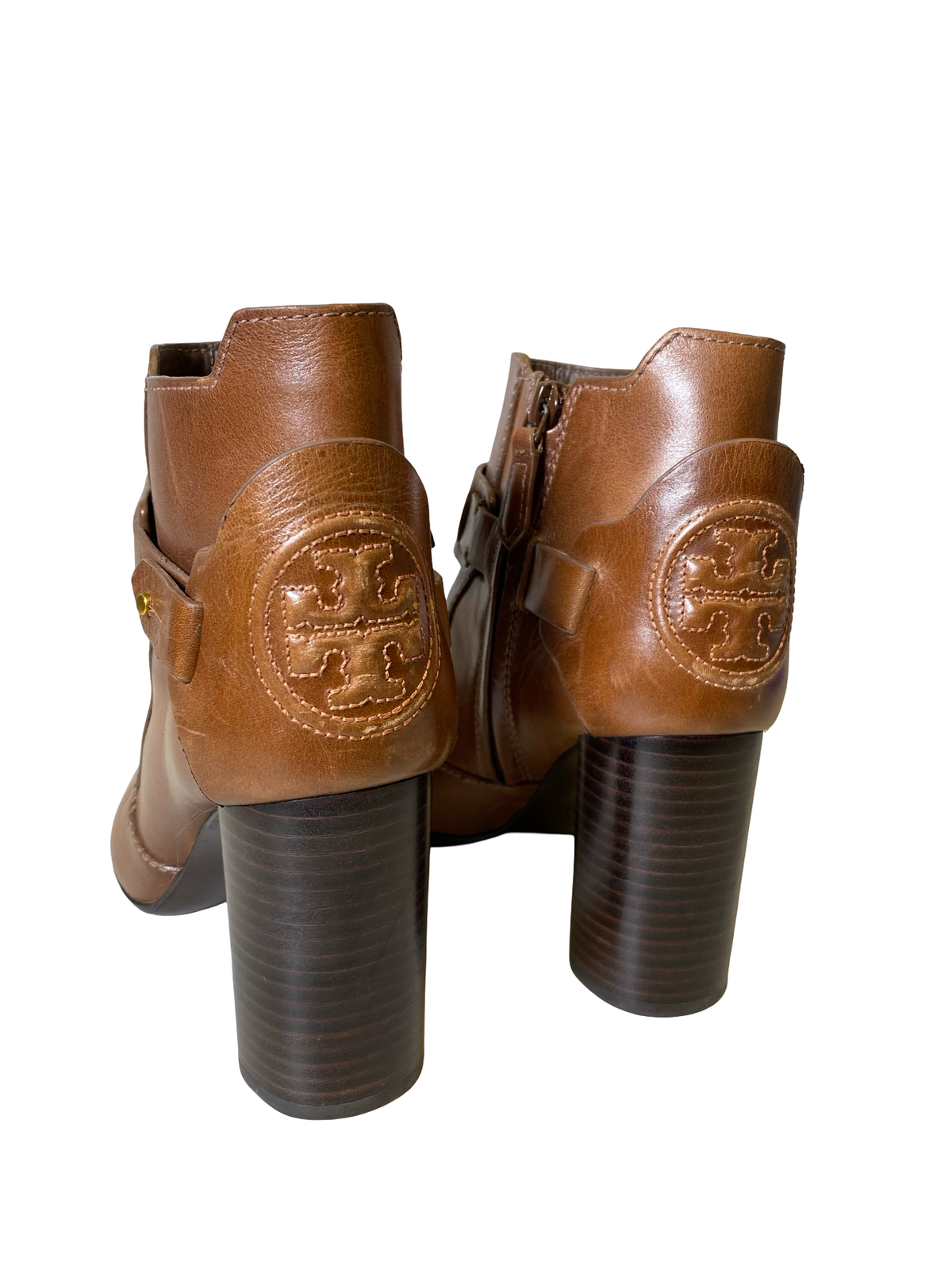 Boots Designer By Tory Burch In Brown, Size: 8