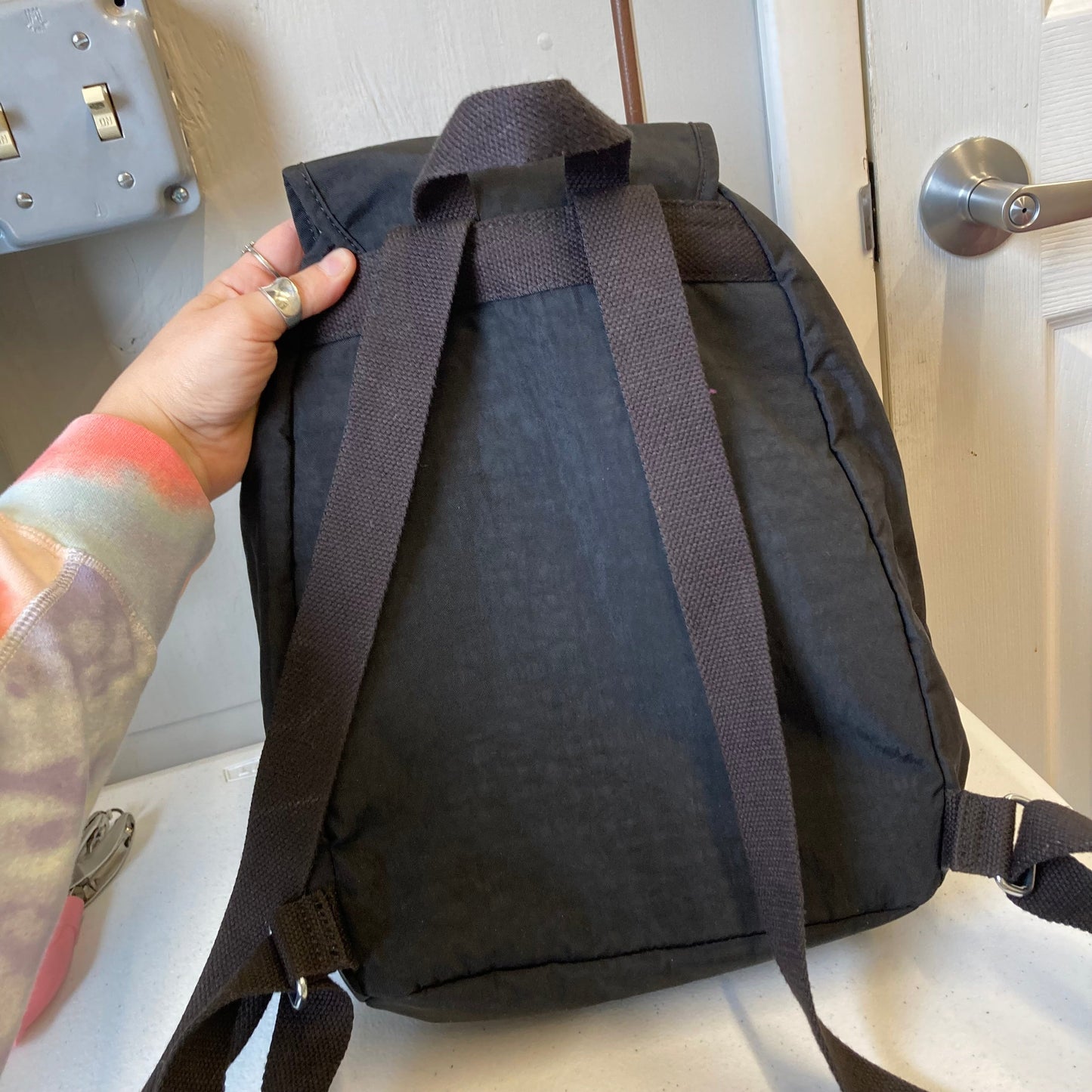 Backpack By Kipling In Black, Size:Small