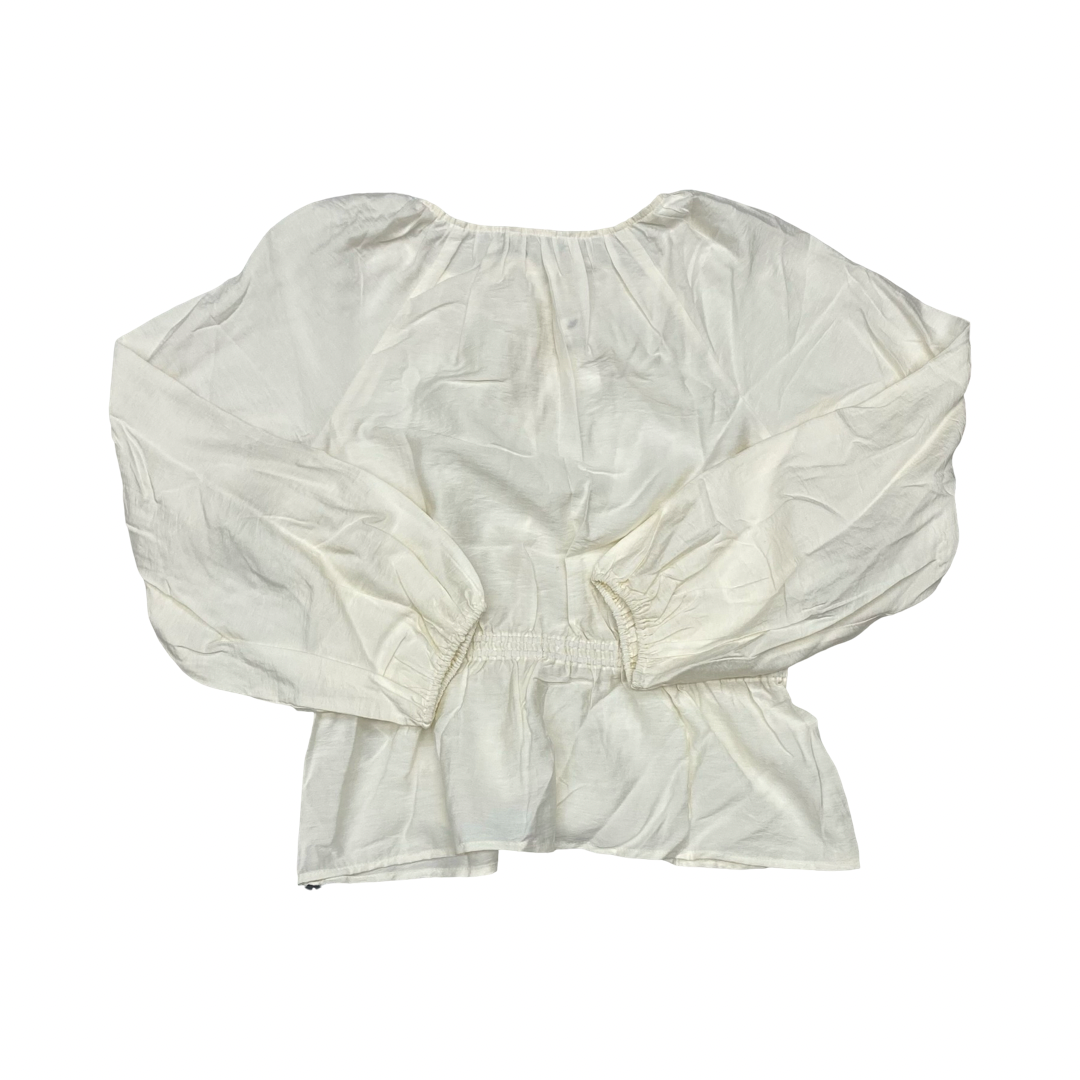 Top Ls By Loft In Cream, Size:M