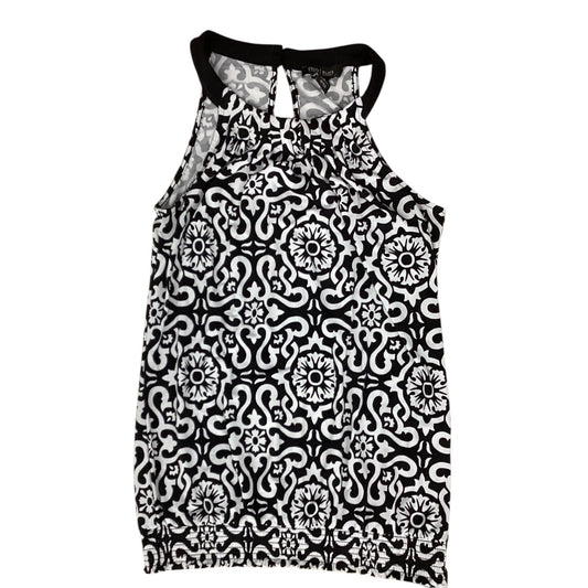 Top Sleeveless By White House Black Market In Black & White, Size:S