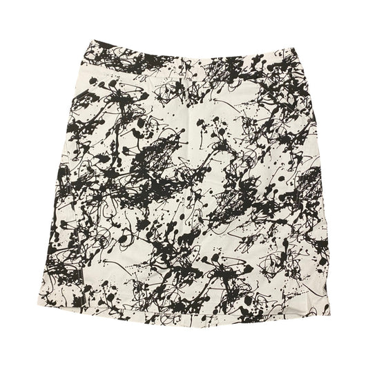 Skort By Charlie B In Black & White, Size:10