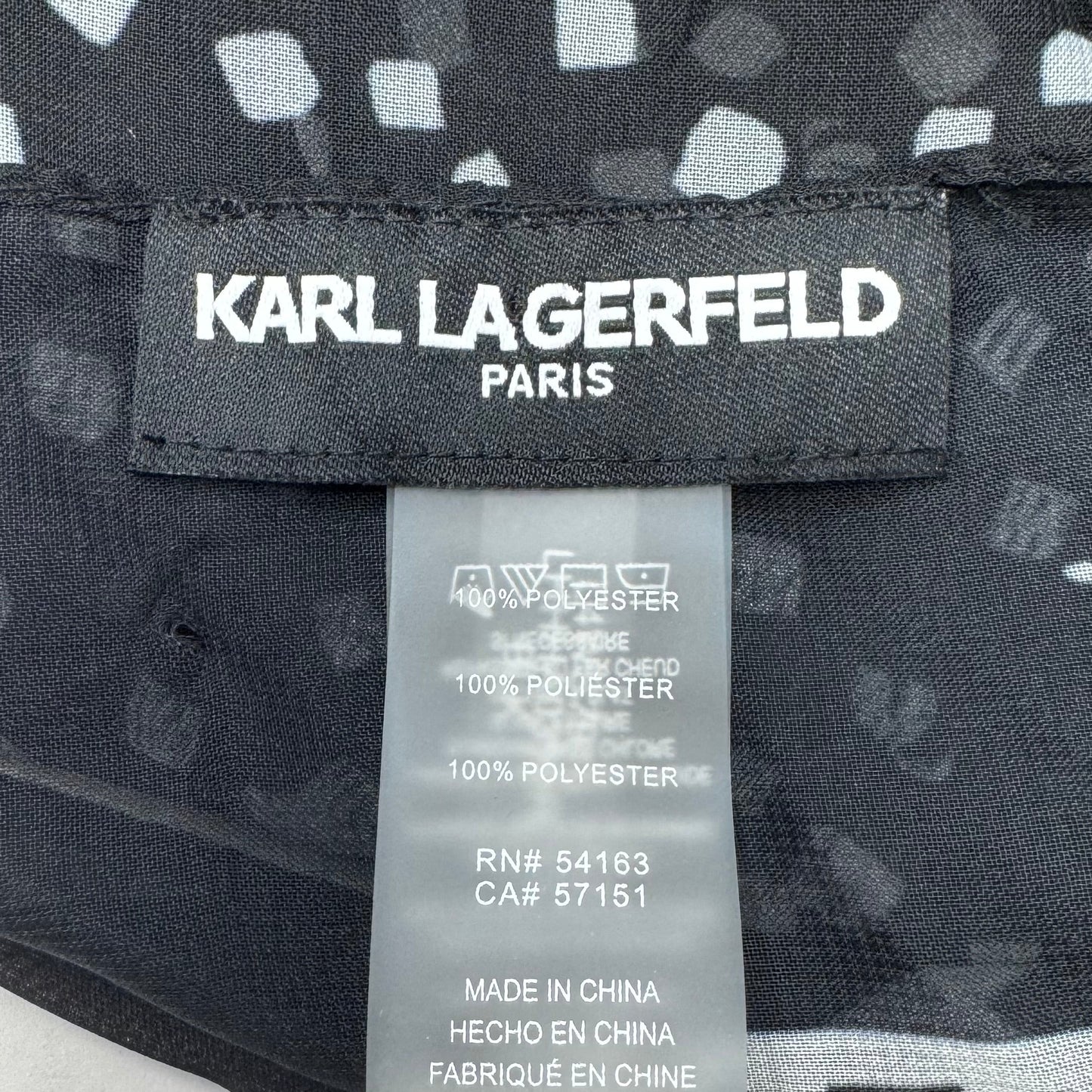Sheer Scarf Designer By Karl Lagerfeld