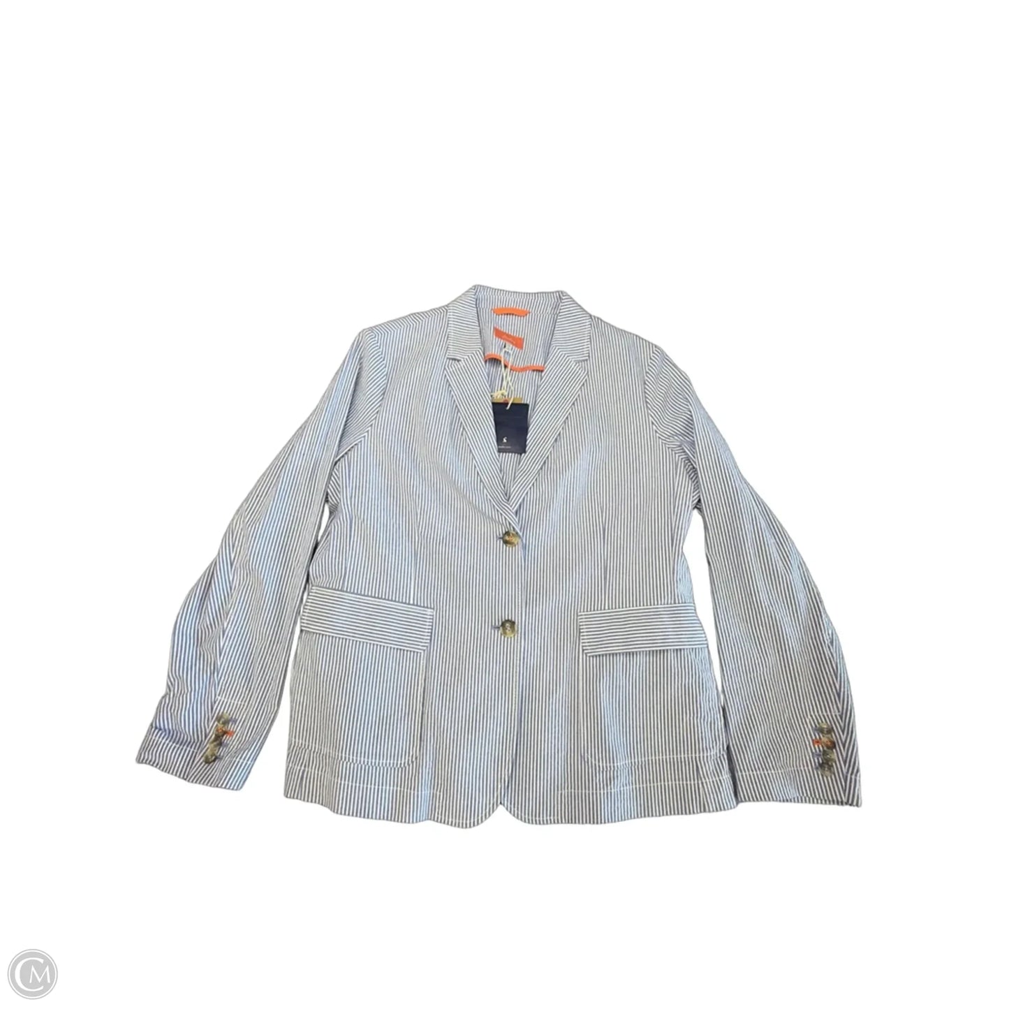 Blazer By Joules In Striped Pattern, Size: Xl