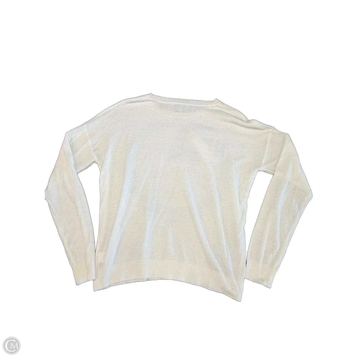 Top Long Sleeve By Gilli In White, Size: L