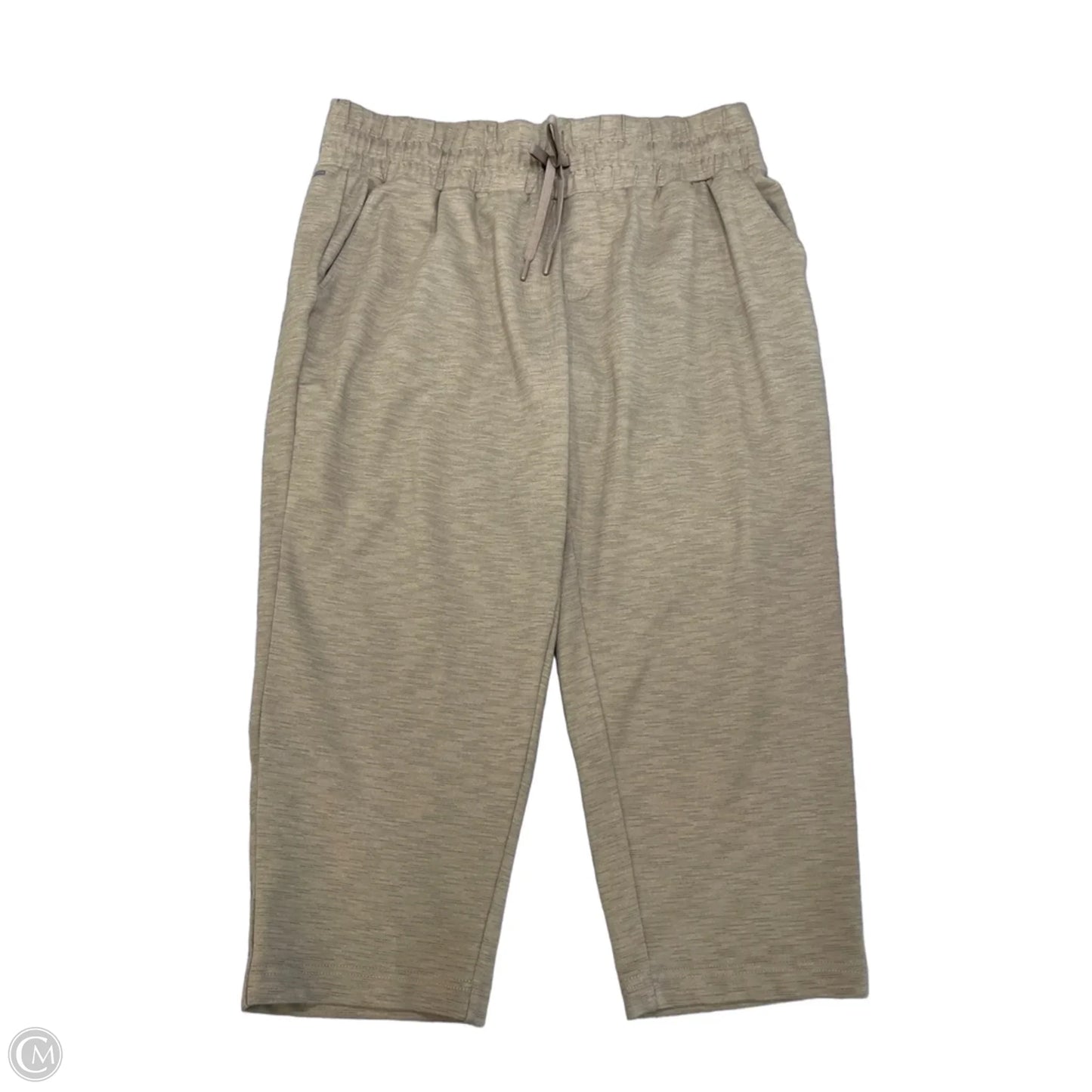 Athletic Capris By Mondetta In Tan, Size: Xl