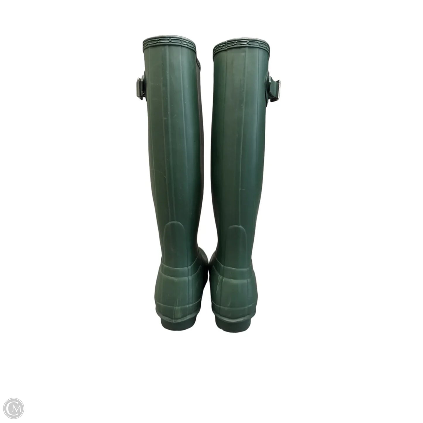 Boots Designer By Hunter In Green, Size: 7