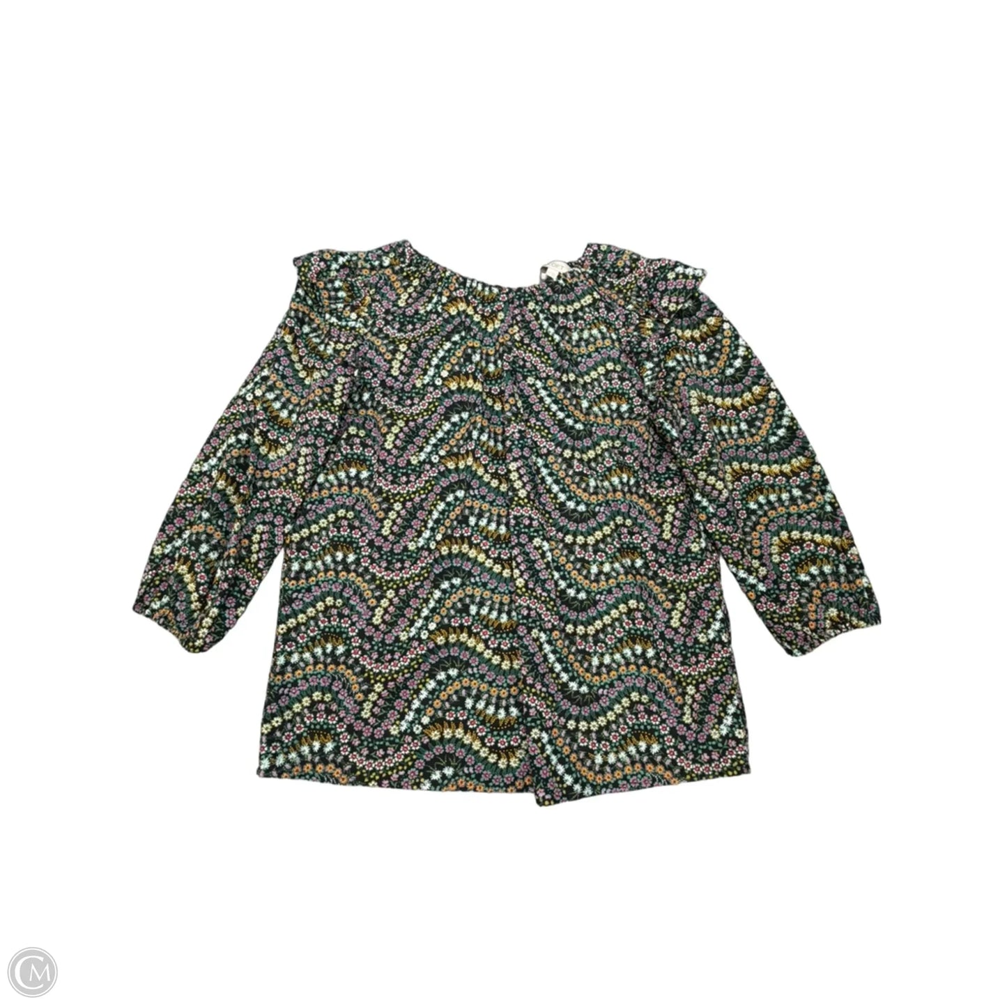Top Long Sleeve By Loft In Floral Print, Size: S