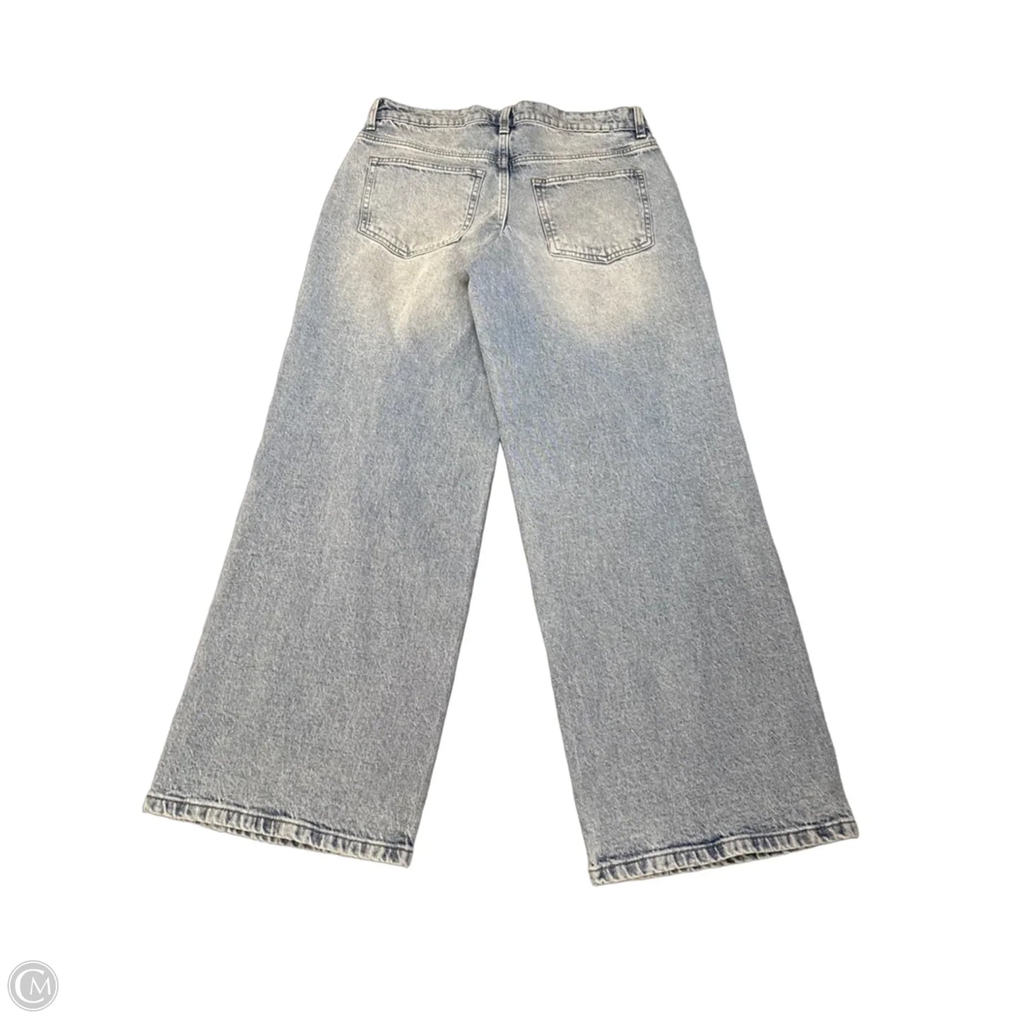 Jeans Wide Leg By No Boundaries In Blue Denim, Size: 4
