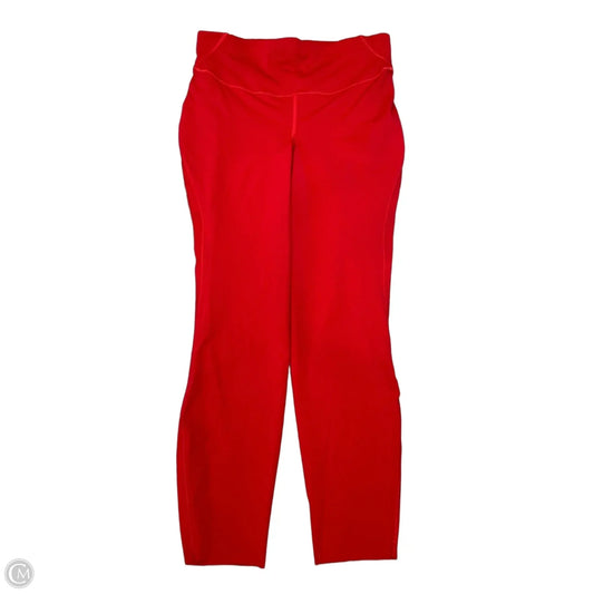 Athletic Leggings Capris By Lululemon In Red, Size: M