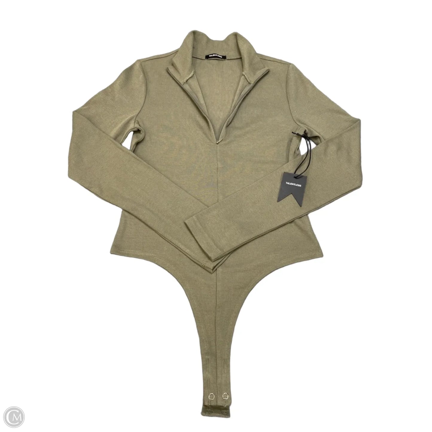 Bodysuit By Clothes Mentor In Green, Size: M