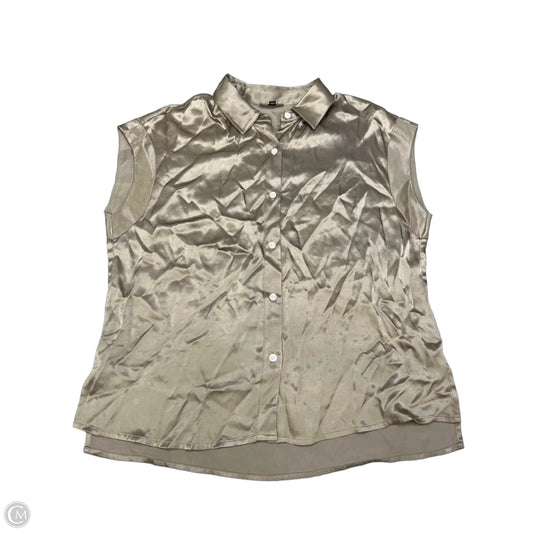 Blouse Short Sleeve By Rails In Green, Size: S