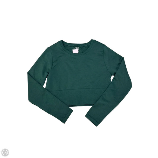 Athletic Top Long Sleeve Crewneck By Offline In Green, Size: M