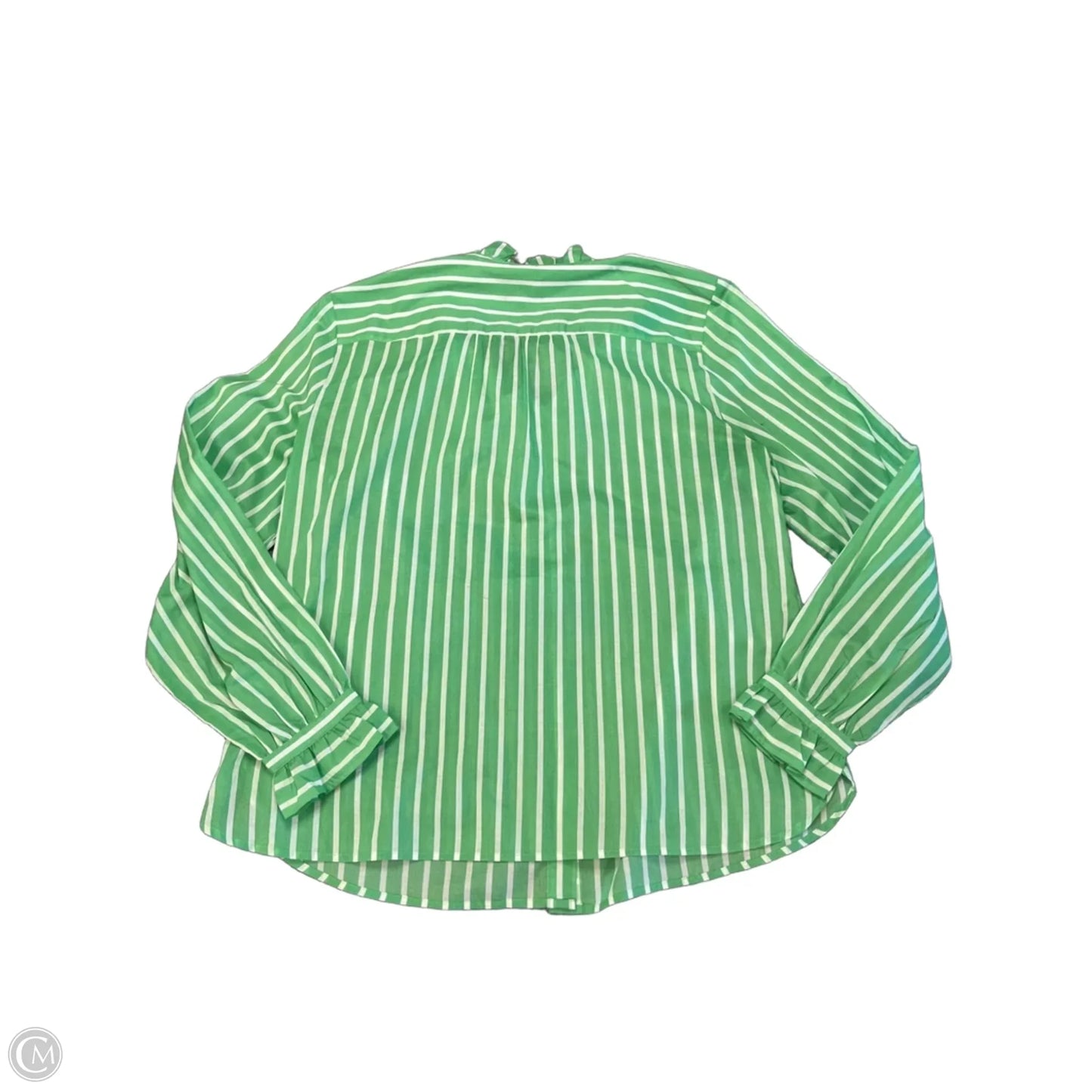 Top Long Sleeve By Talbots In Striped Pattern, Size: Mp