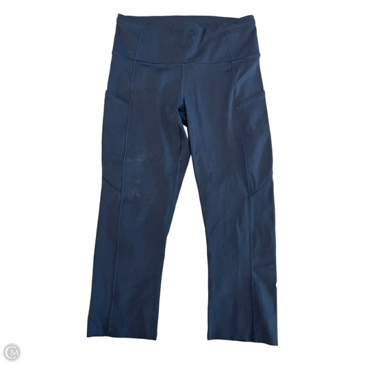 Athletic Leggings Capris By Lululemon In Blue, Size: S
