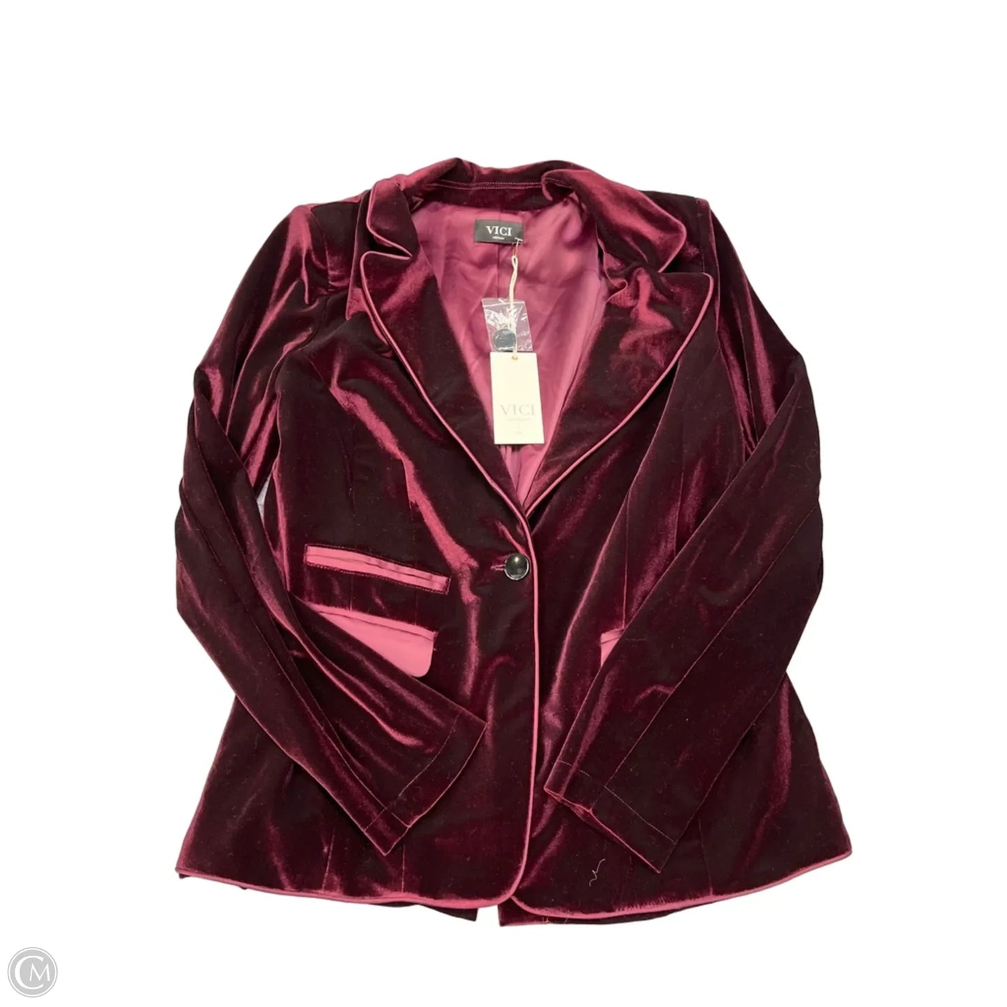 Blazer By Vici In Maroon, Size: M