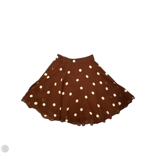 Skirt Mini & Short By Ann Taylor In Polkadot Pattern, Size: Xxsp