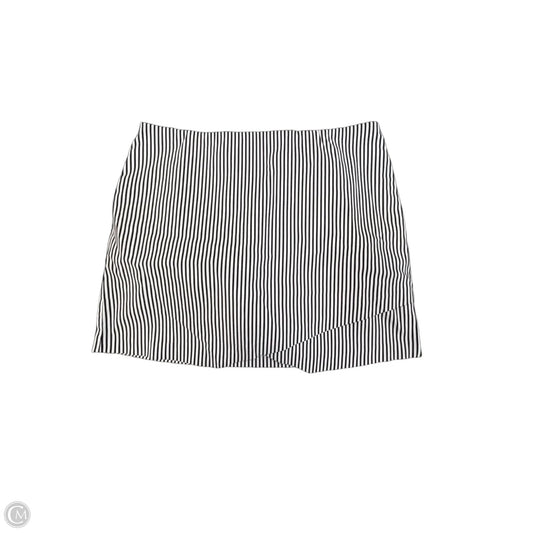 Skort By Versona In Striped Pattern, Size: Xl