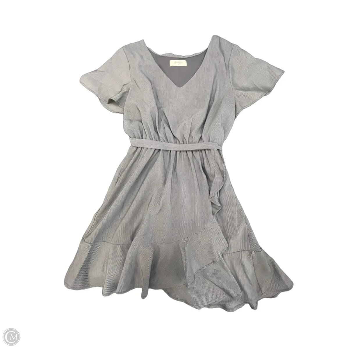 Dress Casual Short By A Beautiful Soul In Striped Pattern, Size: 1x