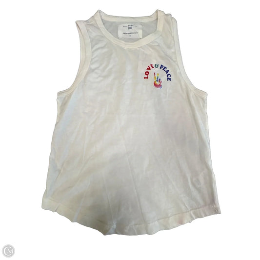 Tank Top By Sol Angeles In Cream, Size: Xs