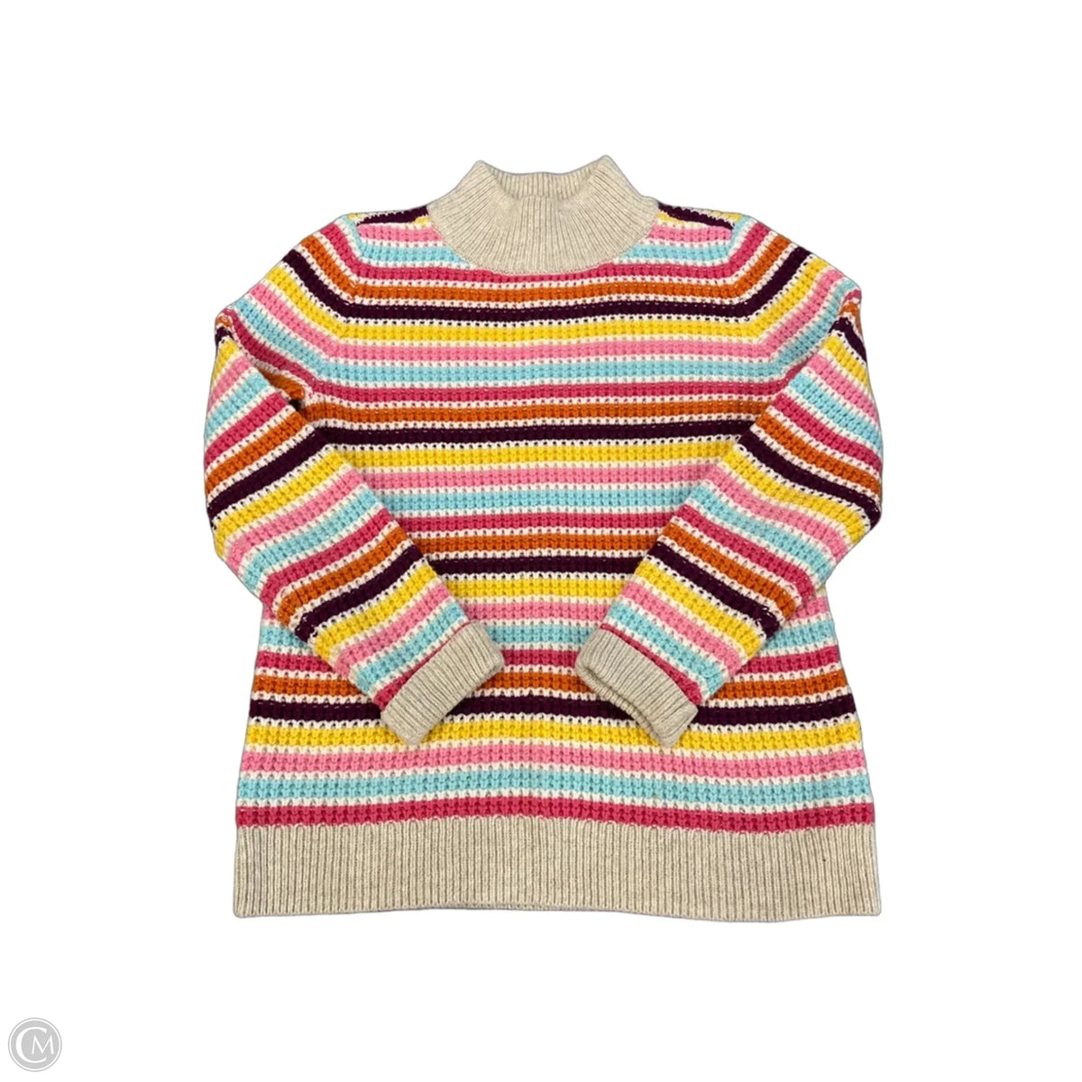 Sweater By Talbots In Striped Pattern, Size: Sp