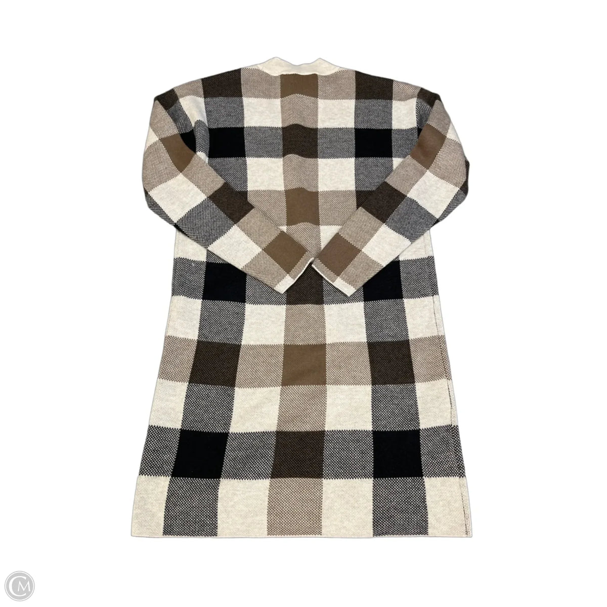 Dress Sweater By Loft In Plaid Pattern, Size: Xxsp