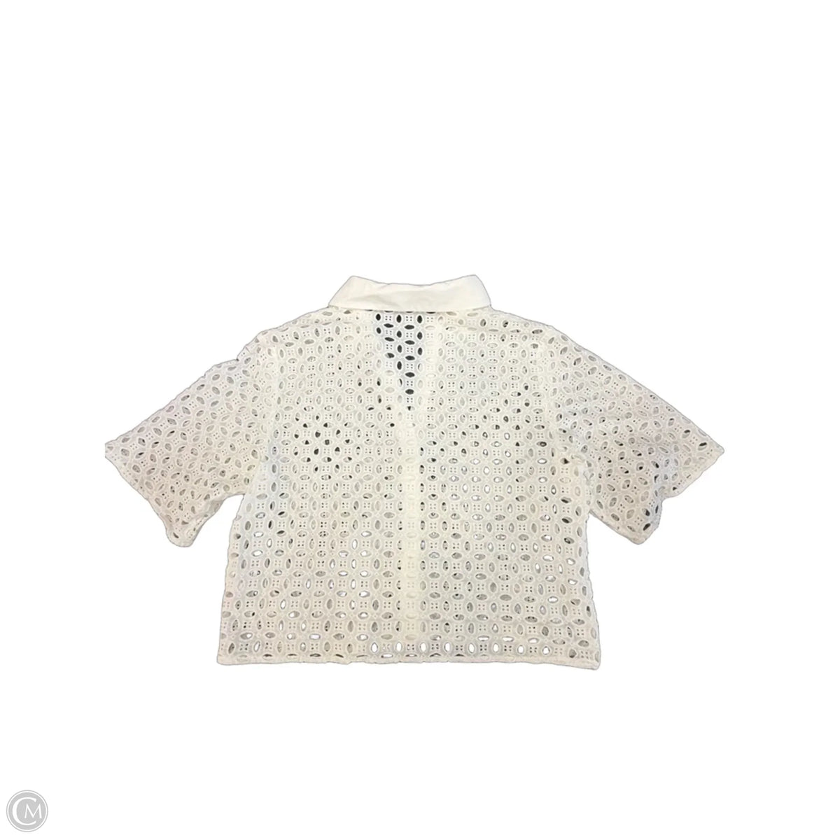 Top Short Sleeve By Evereve In White, Size: S