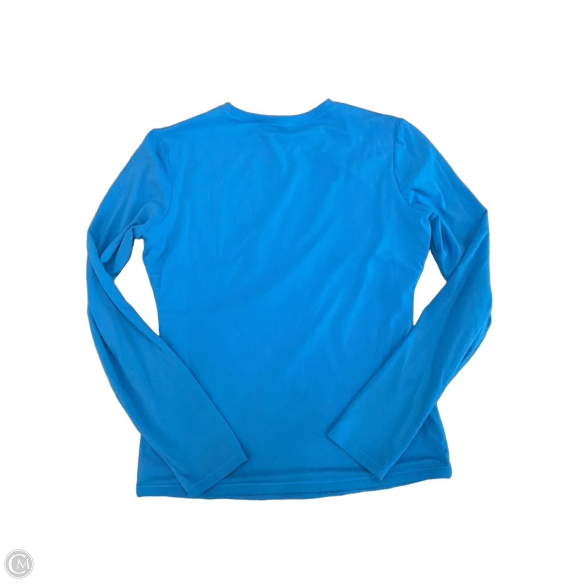 Top Long Sleeve Basic By Pumiey In Blue, Size: L