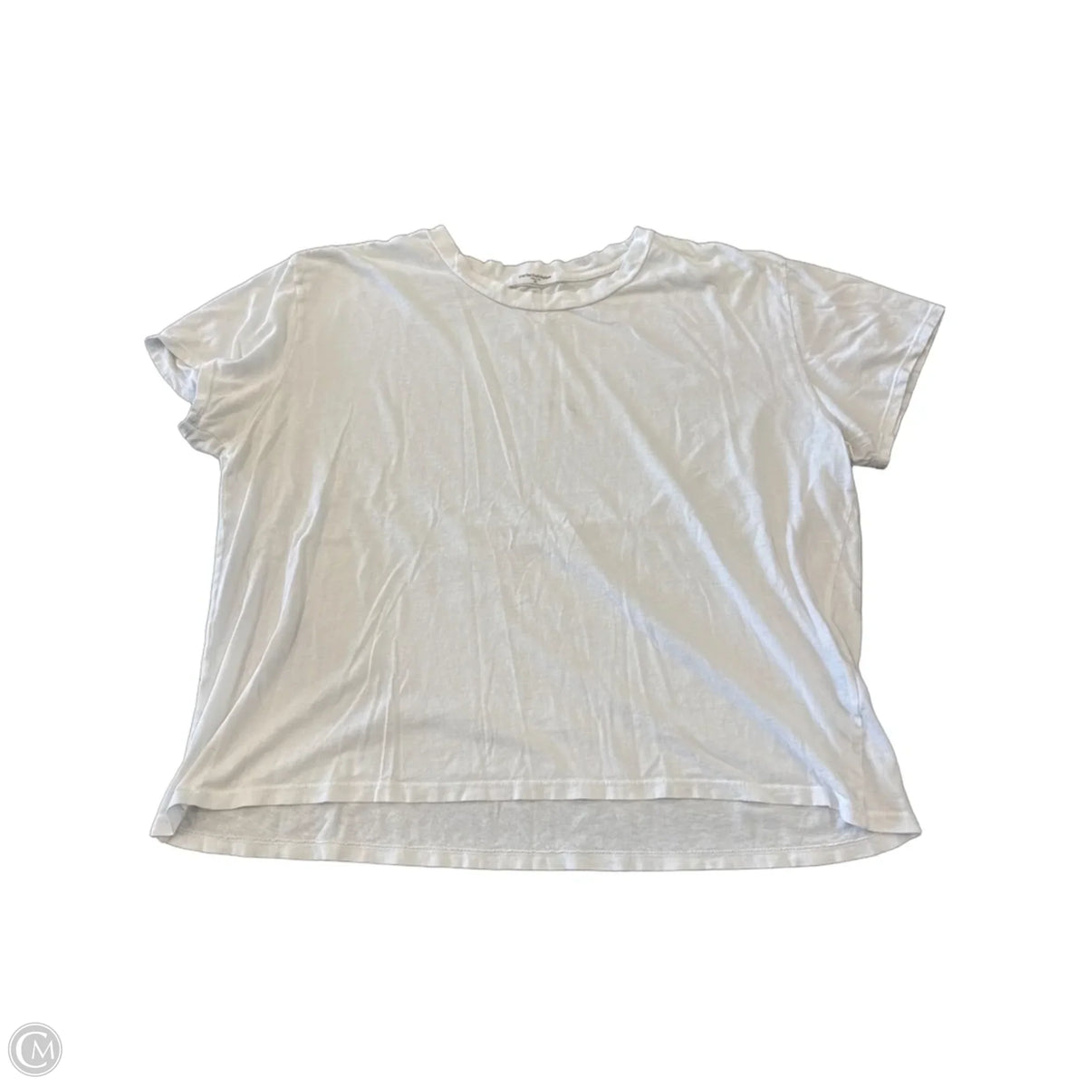Top Short Sleeve Basic By Perfectwhitetee In White, Size: Xl