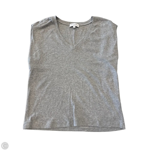 Top Short Sleeve By Michael Stars In Grey, Size: M